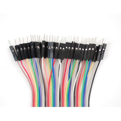 Raspberry Pi compatible Jumper Wires (Male/Male) 200mm - 40 way - Tear ...
