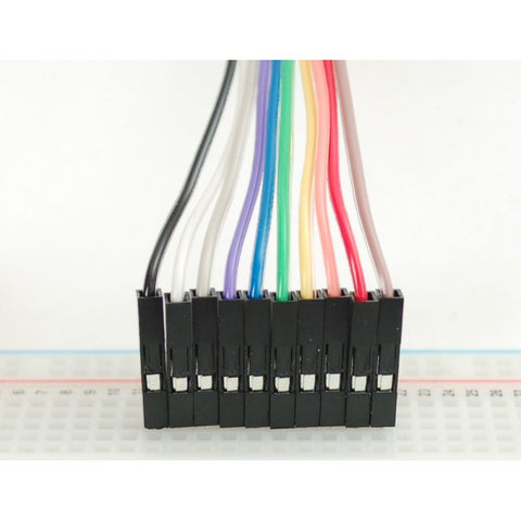 Raspberry Pi compatible Jumper Wires (Male/Female) 200mm - 40 way - Te ...