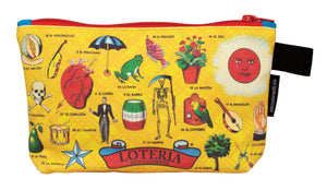 La Loteria Large Zipper Pouch - Scarlette Dove