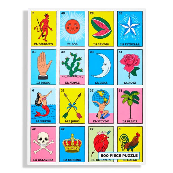 Loteria Mexican Bingo La Arana the Spider Double Sided -  Canada