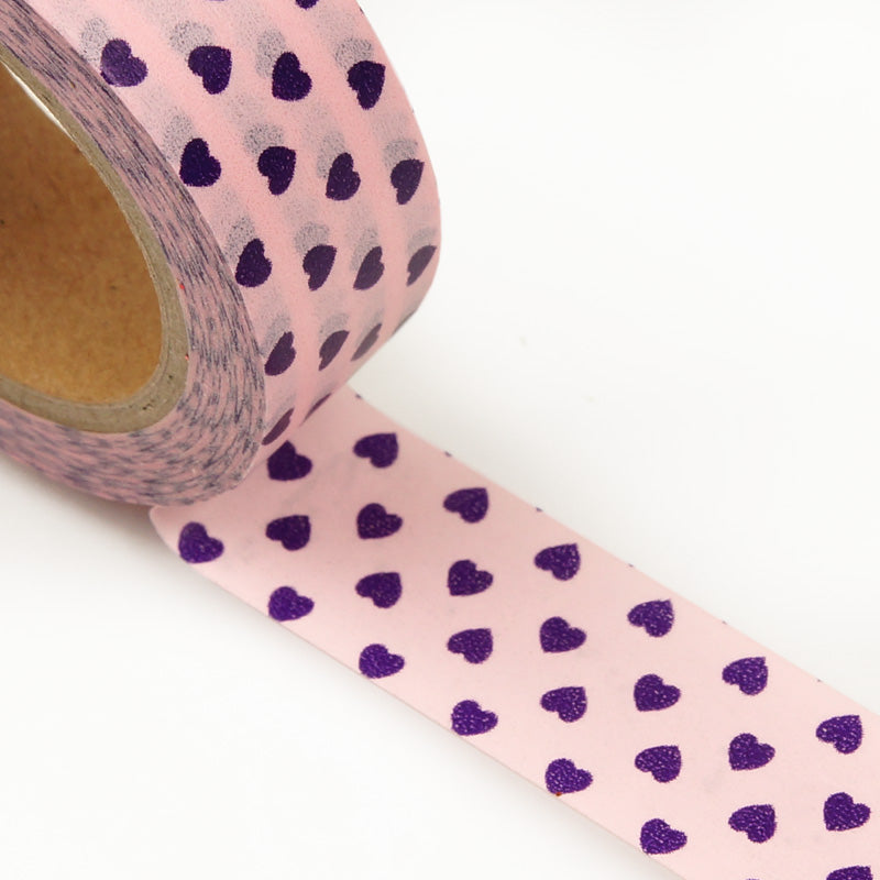 Metallic Magenta Flourish Washi Tape - Scarlette Dove