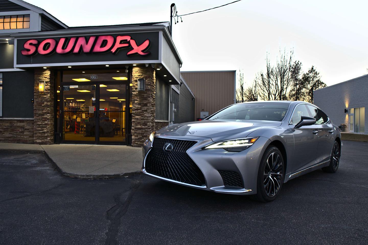 Lexus LS 500 Hidden Radar Detector Laser Jammer Radenso RCM installed by SoundFX