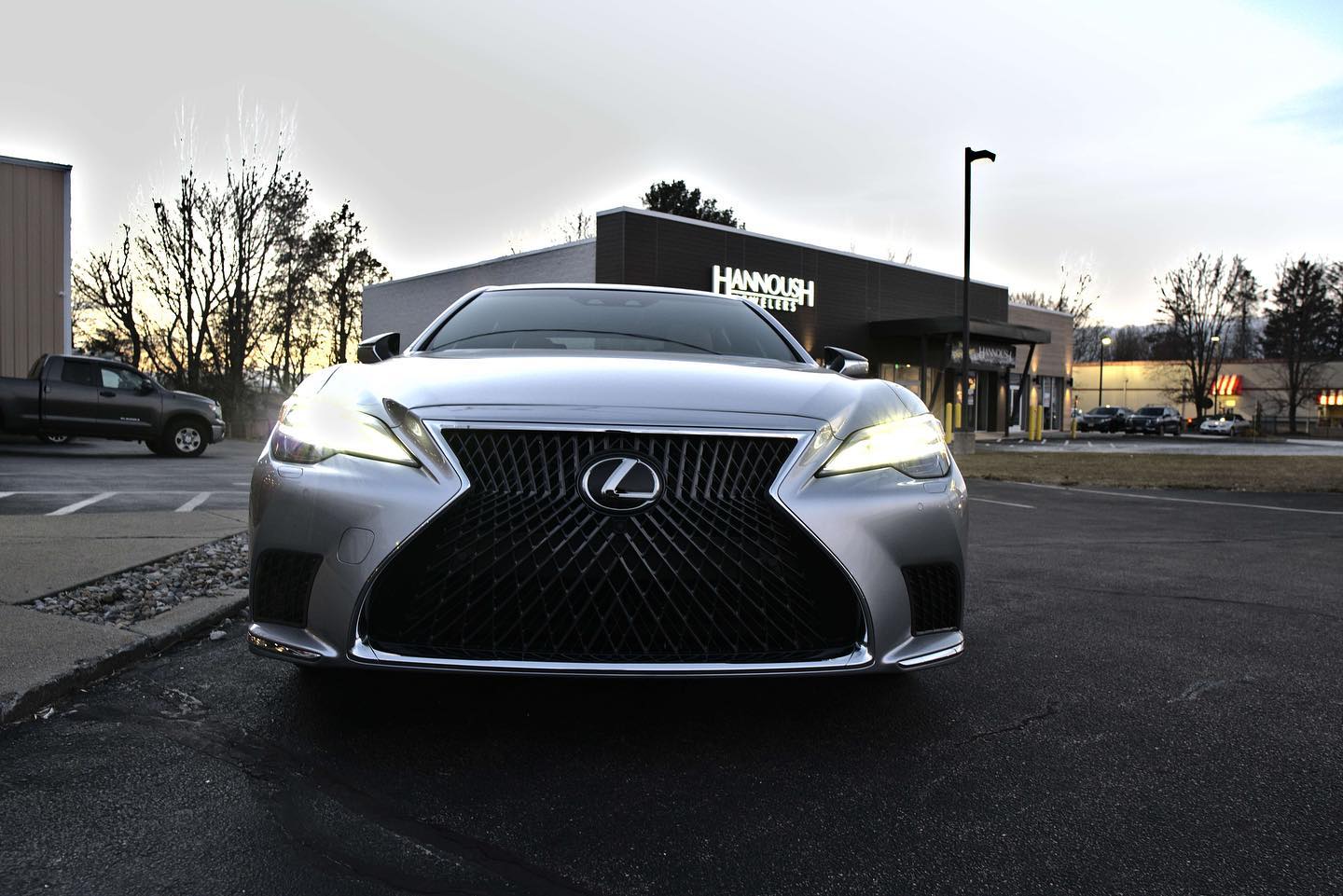 Lexus LS 500 Hidden Radar Detector Laser Jammer Radenso RCM installed by SoundFX