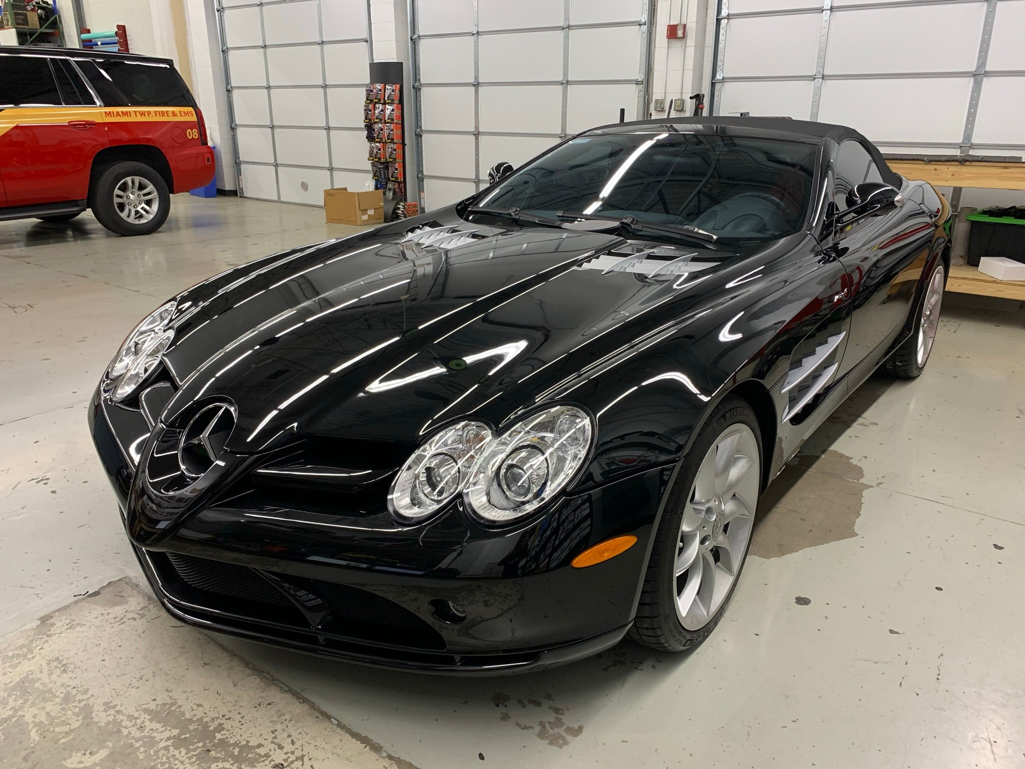 Mercedes-Benz SLR McLaren Hidden Laser Jammer Radar Detector Installation Radenso RC M