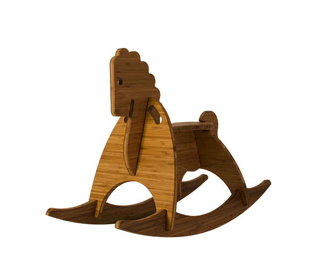 bamboo rocking horse