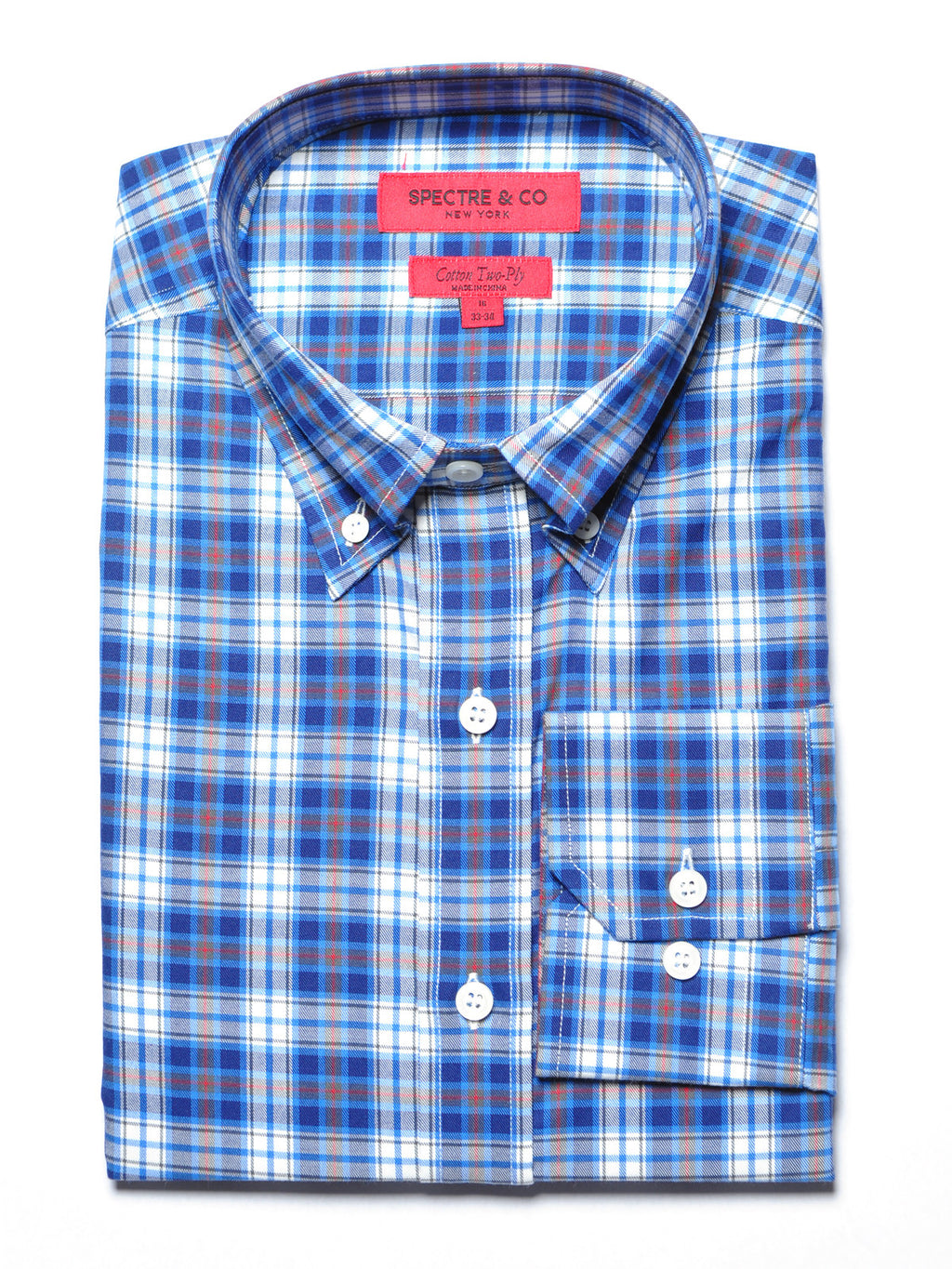 Pattern Shirts - Slim Fit Jefferson Plaid Dress Shirt