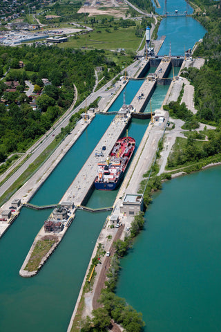 Ships in locks