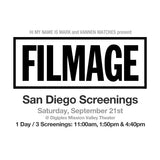 Hi My Name is Mark and Vannen Watches host San Diego FILMAGE screenings