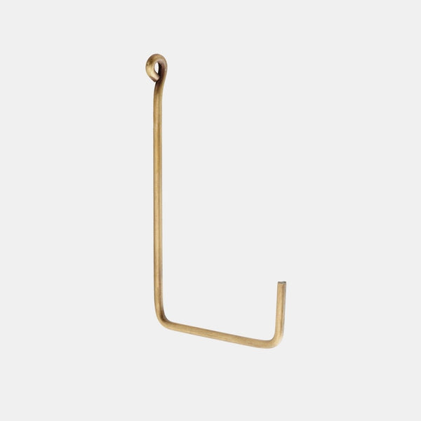 Fog Linen Work Single Hook Brass Mr Kitly