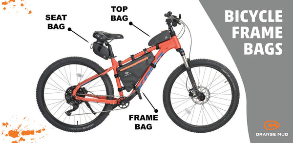 Bike Frame Bags by Orange Mud, Seat Bag, Top Tube Bag, Frame Bag