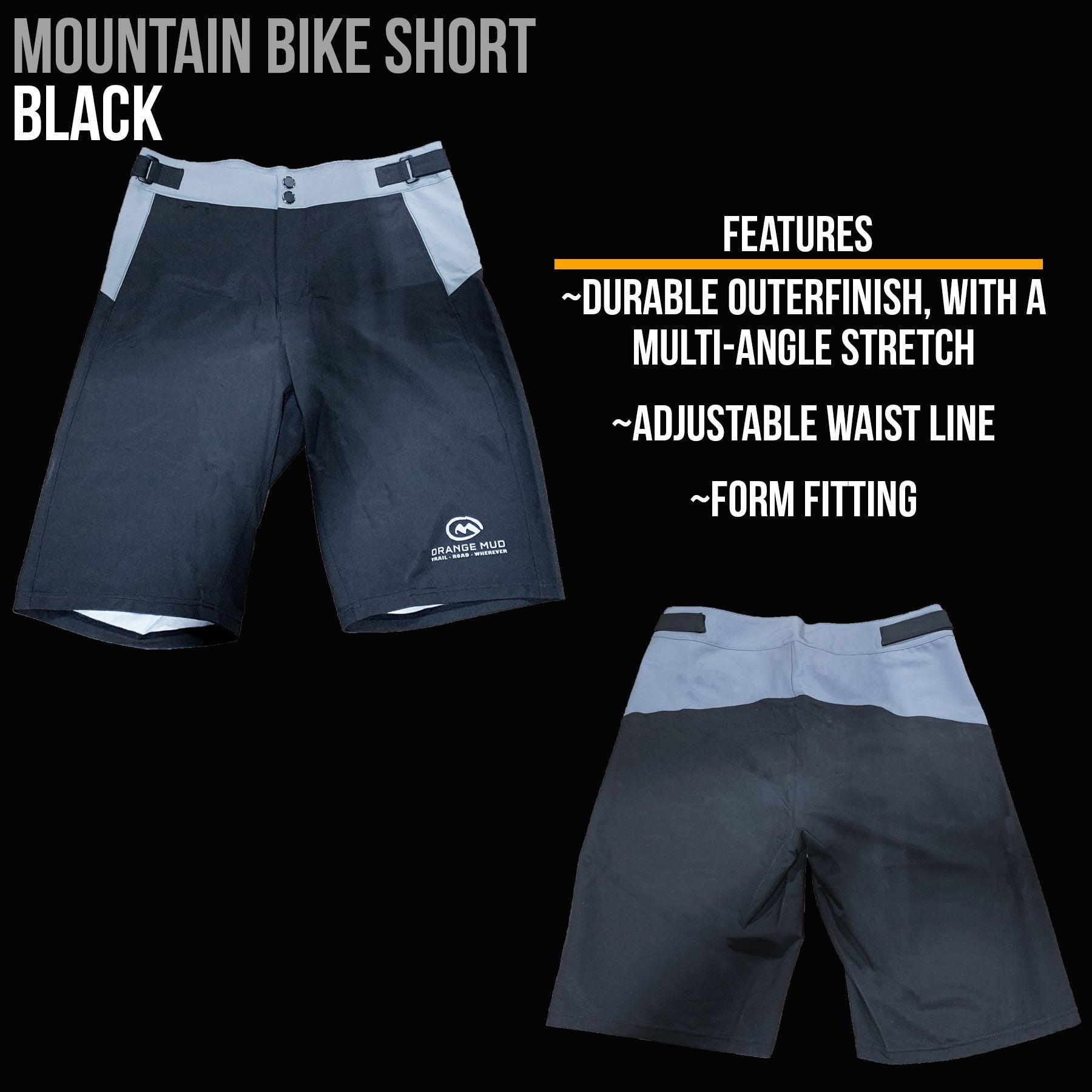 orange mtb shorts