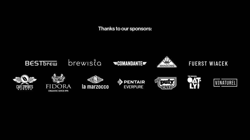 Sponsors for the event