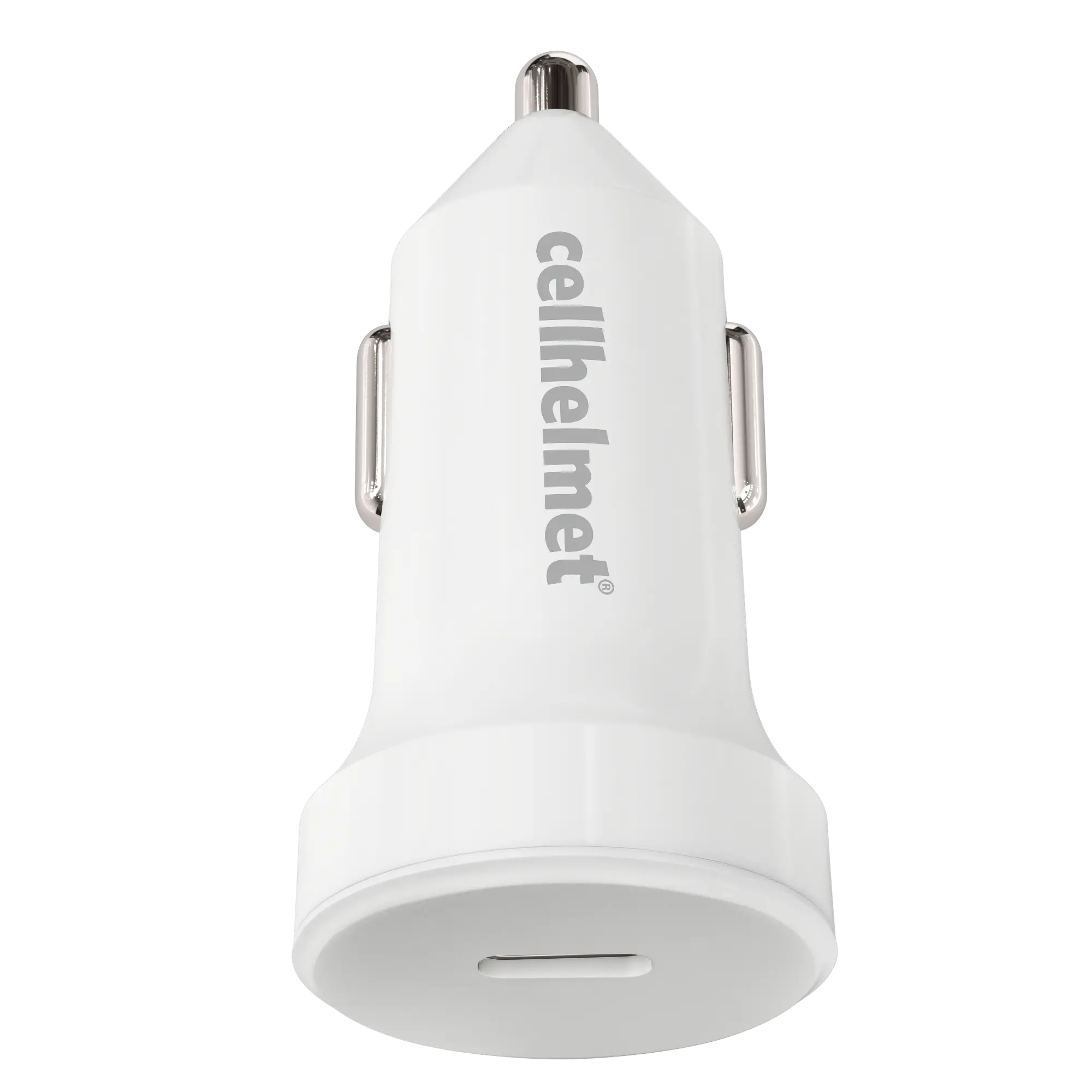 Cellhelmet - Car Charger 25W PD with USB C to USB C Cable - White