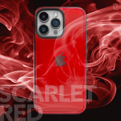 The Scarlet Red Altitude Case for iPhone 15 Series