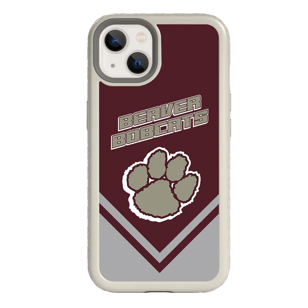 Beaver Cheerleading Apple iPhone 13  Pawprint - Custom Case - GrayPawprintProSeries - cellhelmet