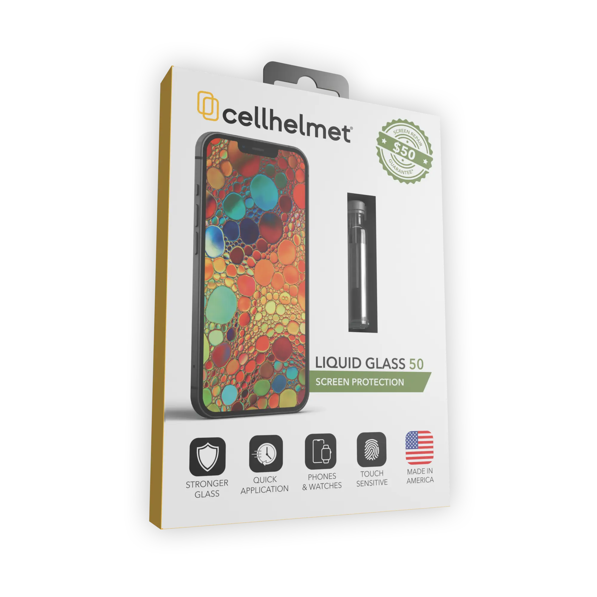  Liquid Glass Screen Protector with $50 Screen Repair Guarantee cellhelmet cellhelmet