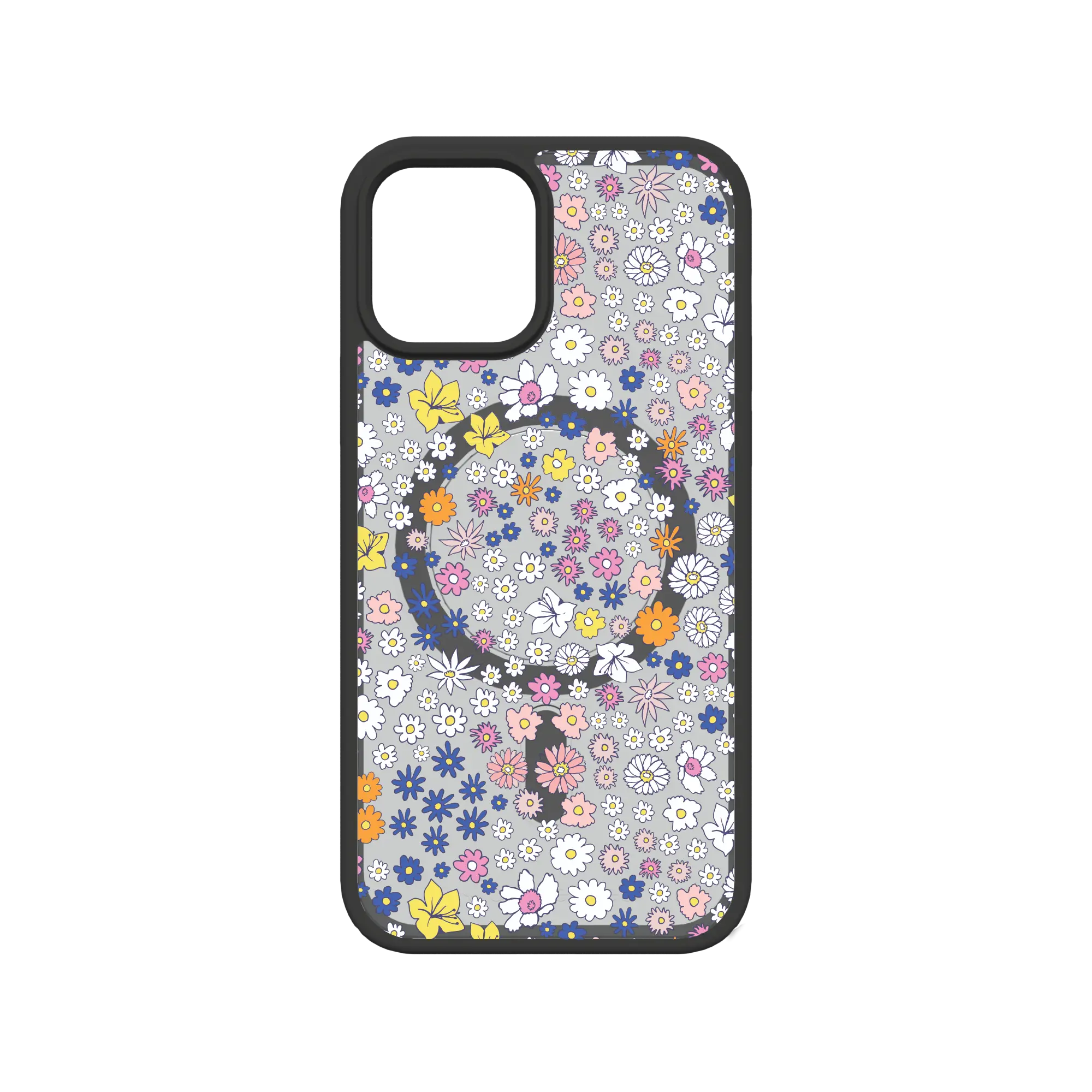 Apple-iPhone-12-12-Pro-Crystal-Clear Wild Blossom | Protective MagSafe Case | Flower Series for Apple iPhone 12 Series cellhelmet cellhelmet