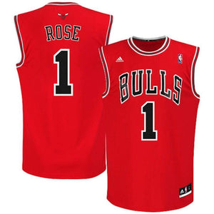 Derrick Rose Chicago Bulls Men's #1 Split Jersey - Black Red