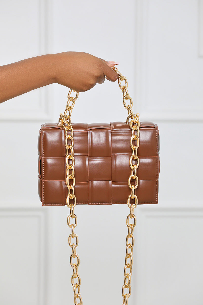 Ines Shoulder Bag (Chocolate) - Lilly's Kloset