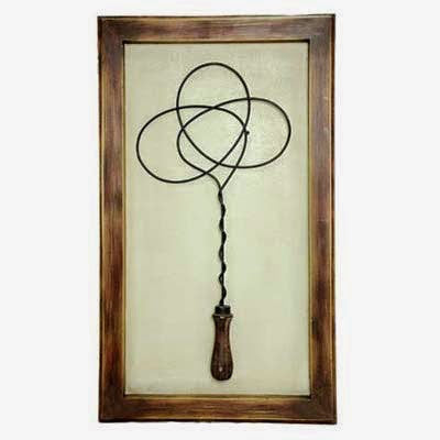 FRAMED SINGLE RUG BEATER #7