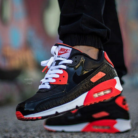 Laced Up Laces x Air Max 90 Infrared Croc