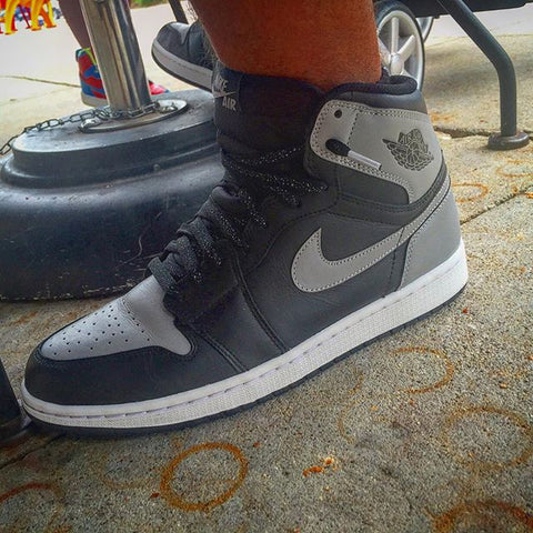 jordan 1 shadow grey laces