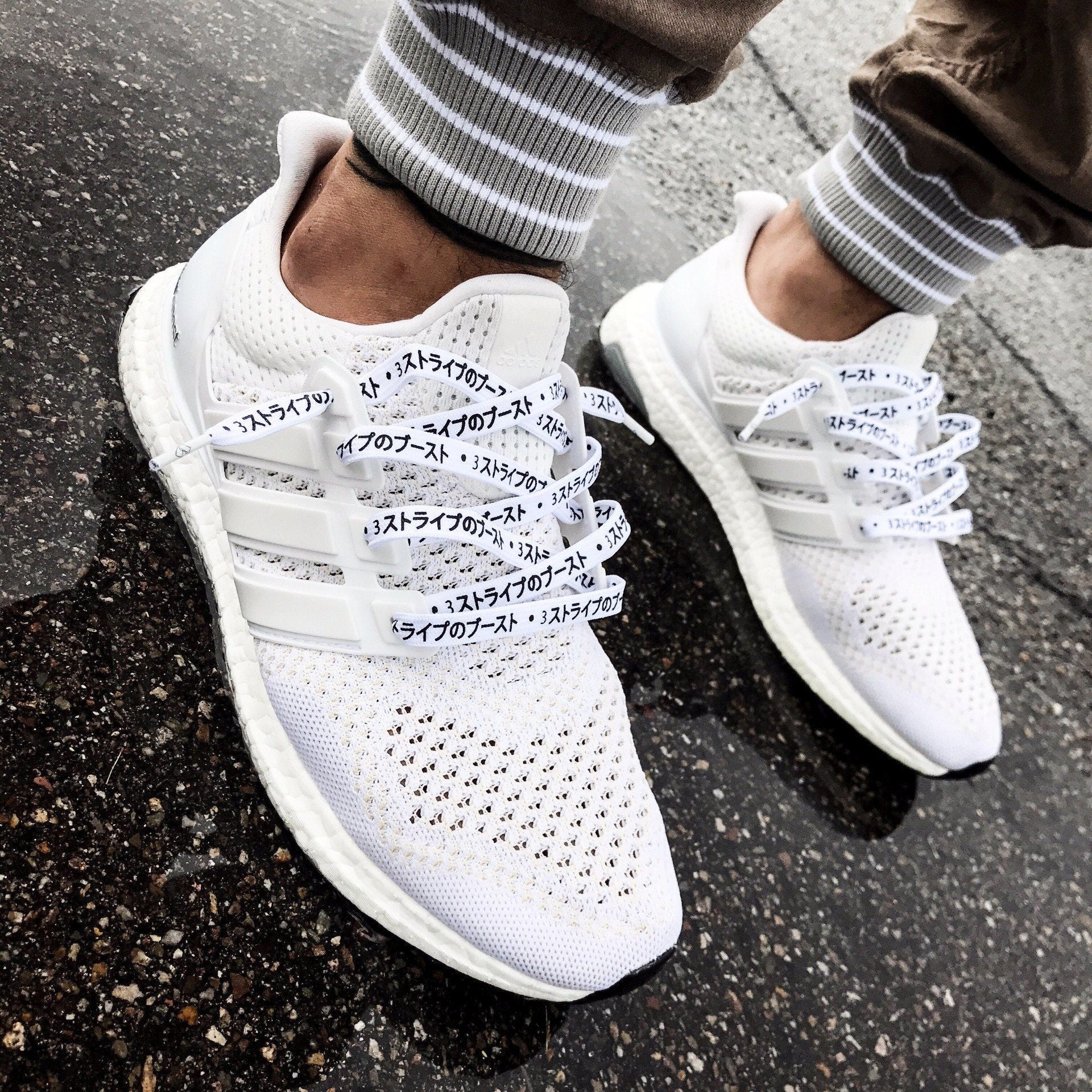 adidas ultra boost white laces