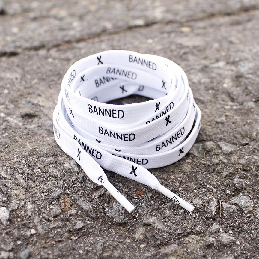 Banned Shoelaces | Laced Up Laces 