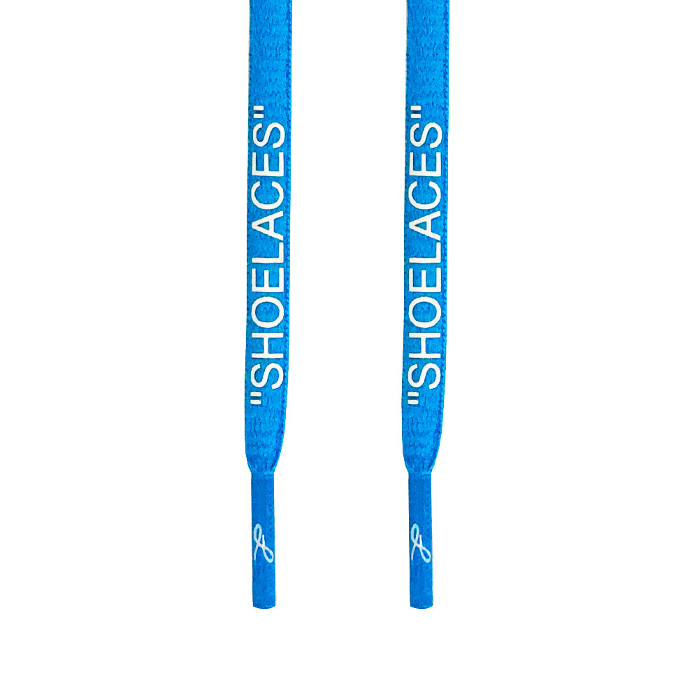 sky blue shoe laces