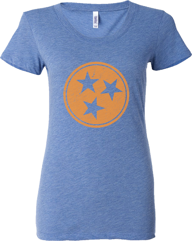 Ladies Tri star TN flag t-shirt :: 3 color options – Circa Wear