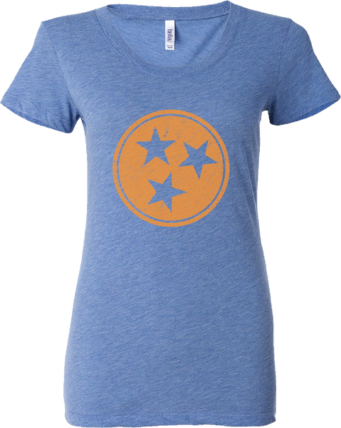 Ladies Tri star TN flag t-shirt :: 3 color options – Circa Wear