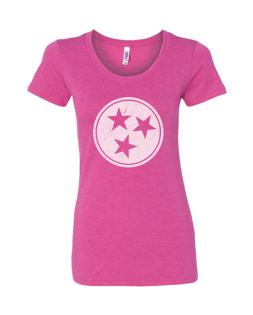Ladies Tri star TN flag t-shirt :: 3 color options – Circa Wear