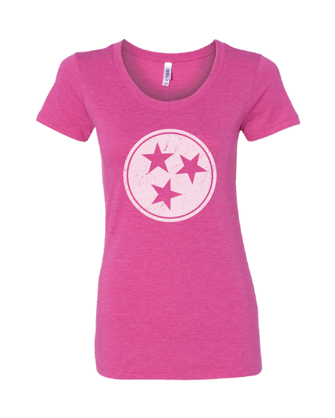 Ladies Tri star TN flag t-shirt :: 3 color options – Circa Wear