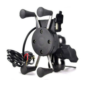 bike mobile holder with charger waterproof