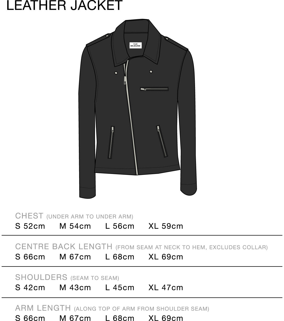 Leather jacket fit on sale guide