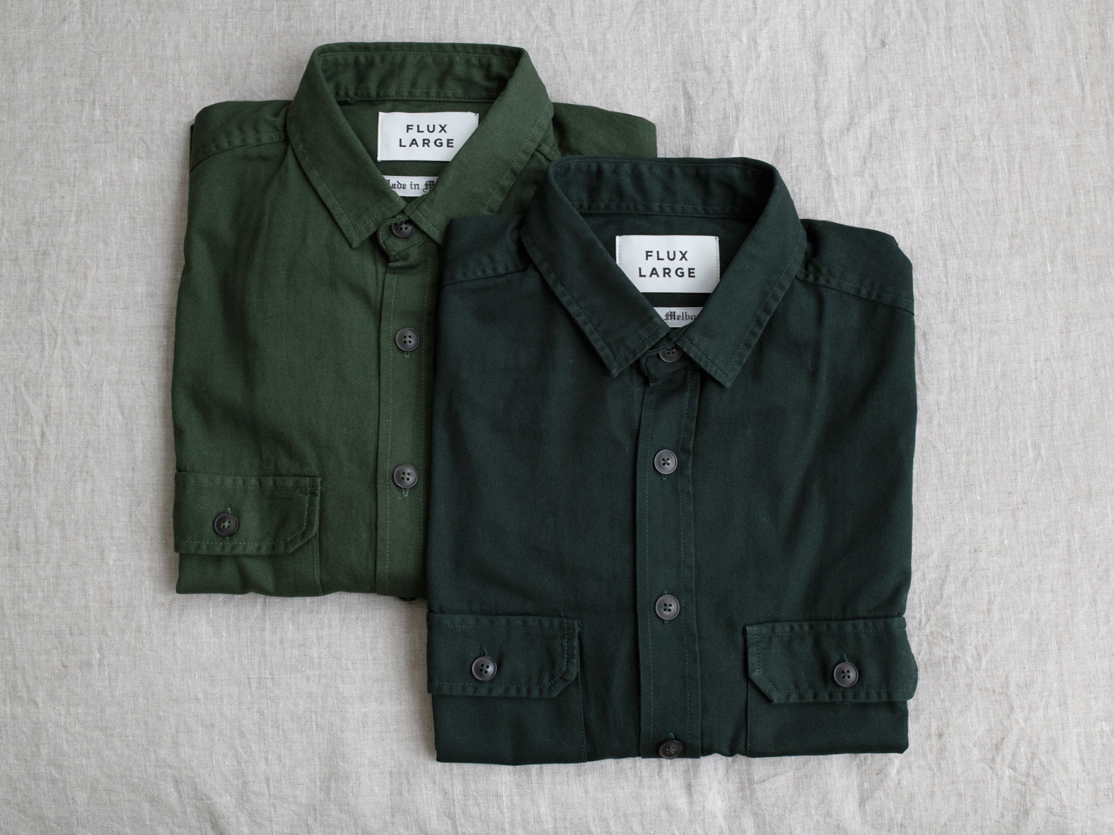 THE SMITH. WORK SHIRT. FOREST – Flux Clothing