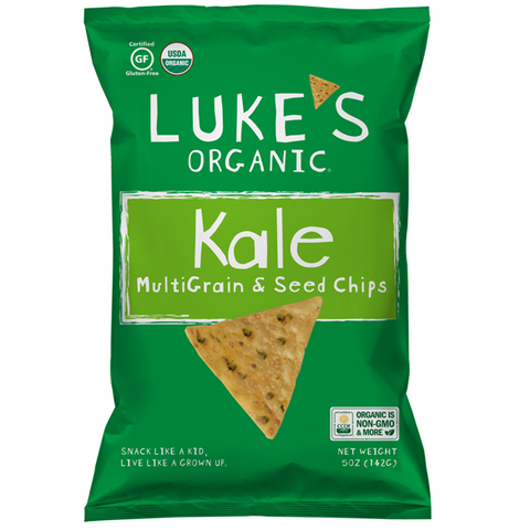 Luke's Organic Multi-Grain & Seed Tortilla Kale Chips 141g