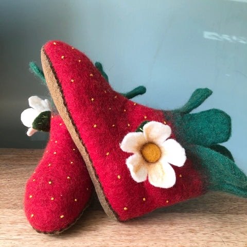 handmade felt slippers