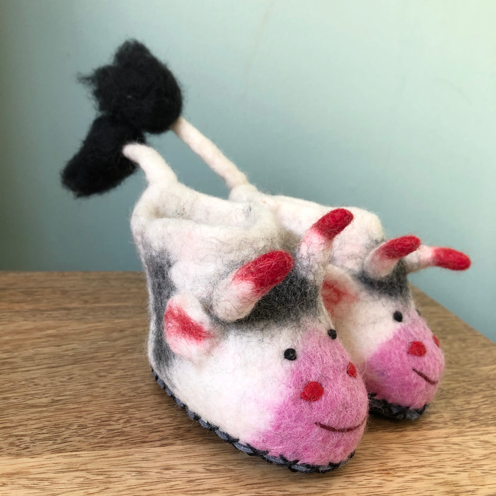 cow slippers