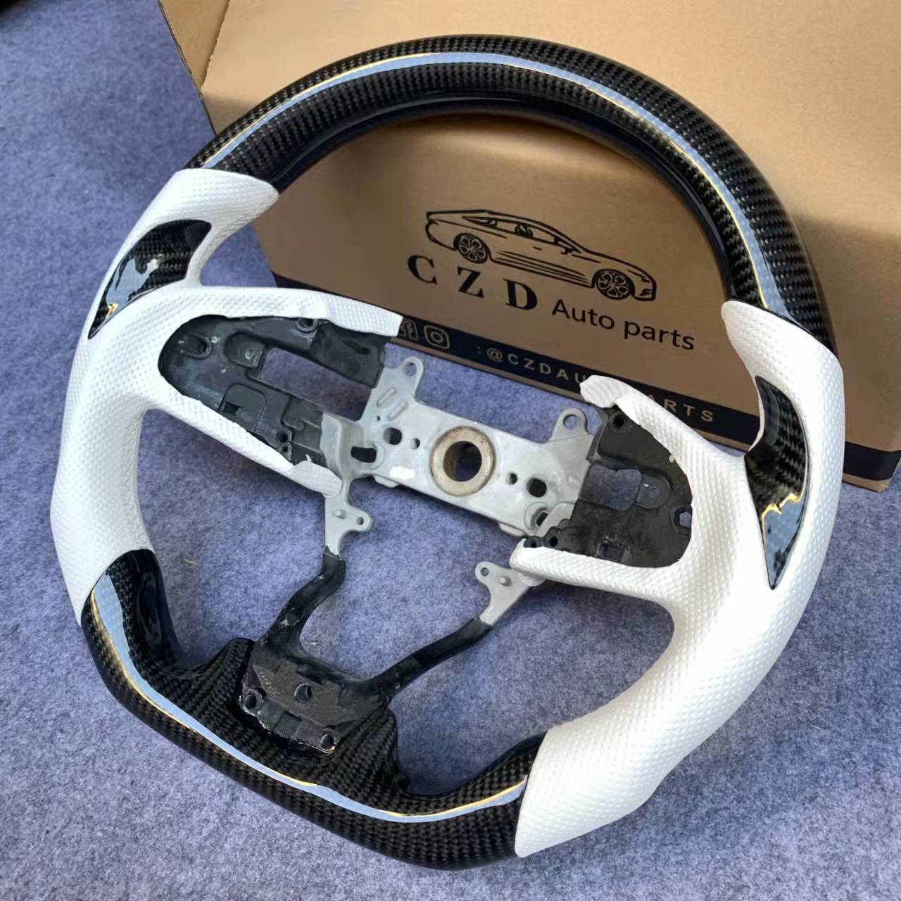 Czd 2016 2021 Honda Civic Sedenfk7fk8 Carbon Fiber Steering Wheel