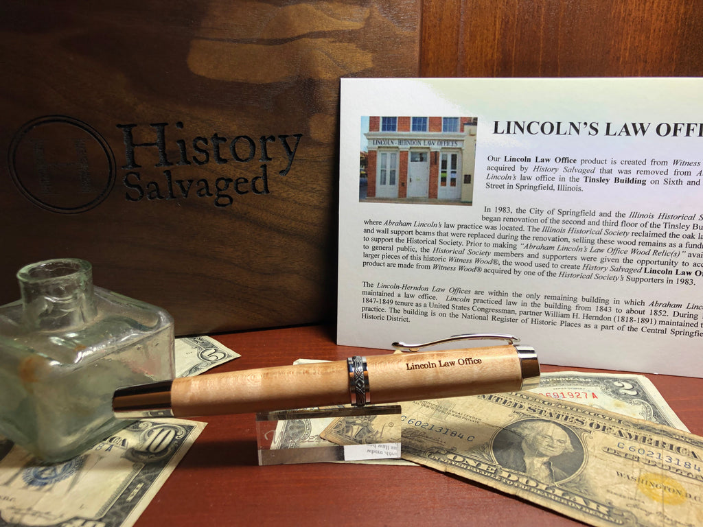 Abraham Lincoln Law Office Signature Rollerball – History Salvaged
