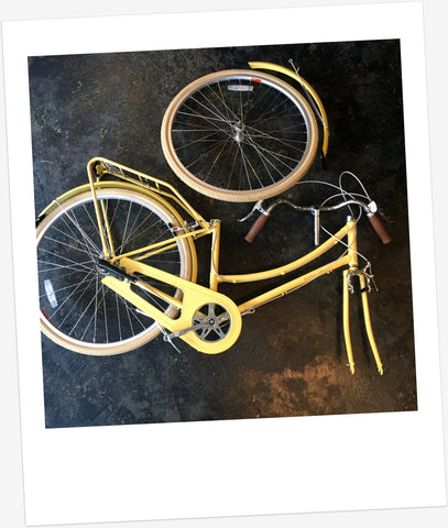 yellow bobbin bike