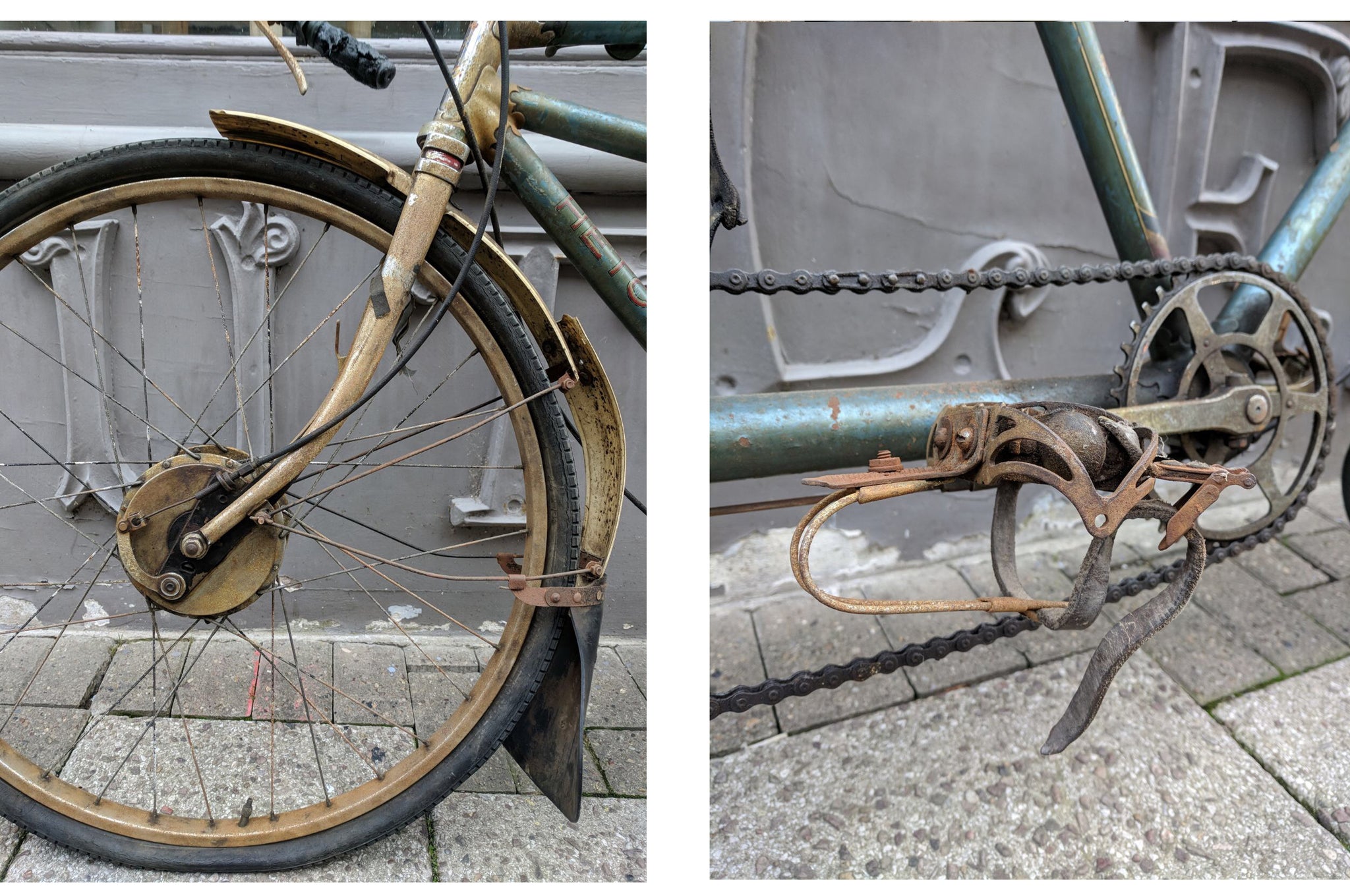 Hetchins vintage tricycle restoration