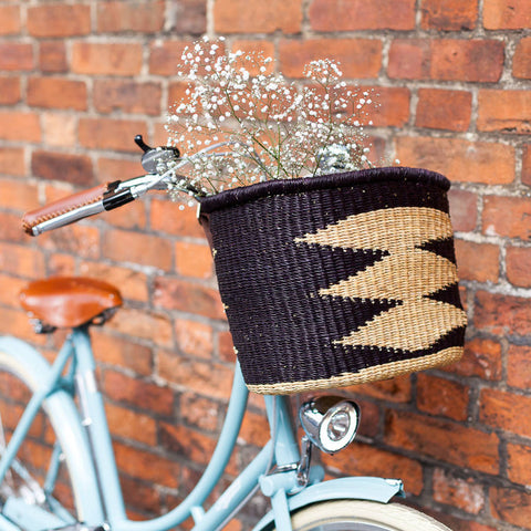 sustainable ethical bike baskets from Ghana africa the basket room