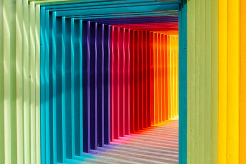 Colorful wall pattern