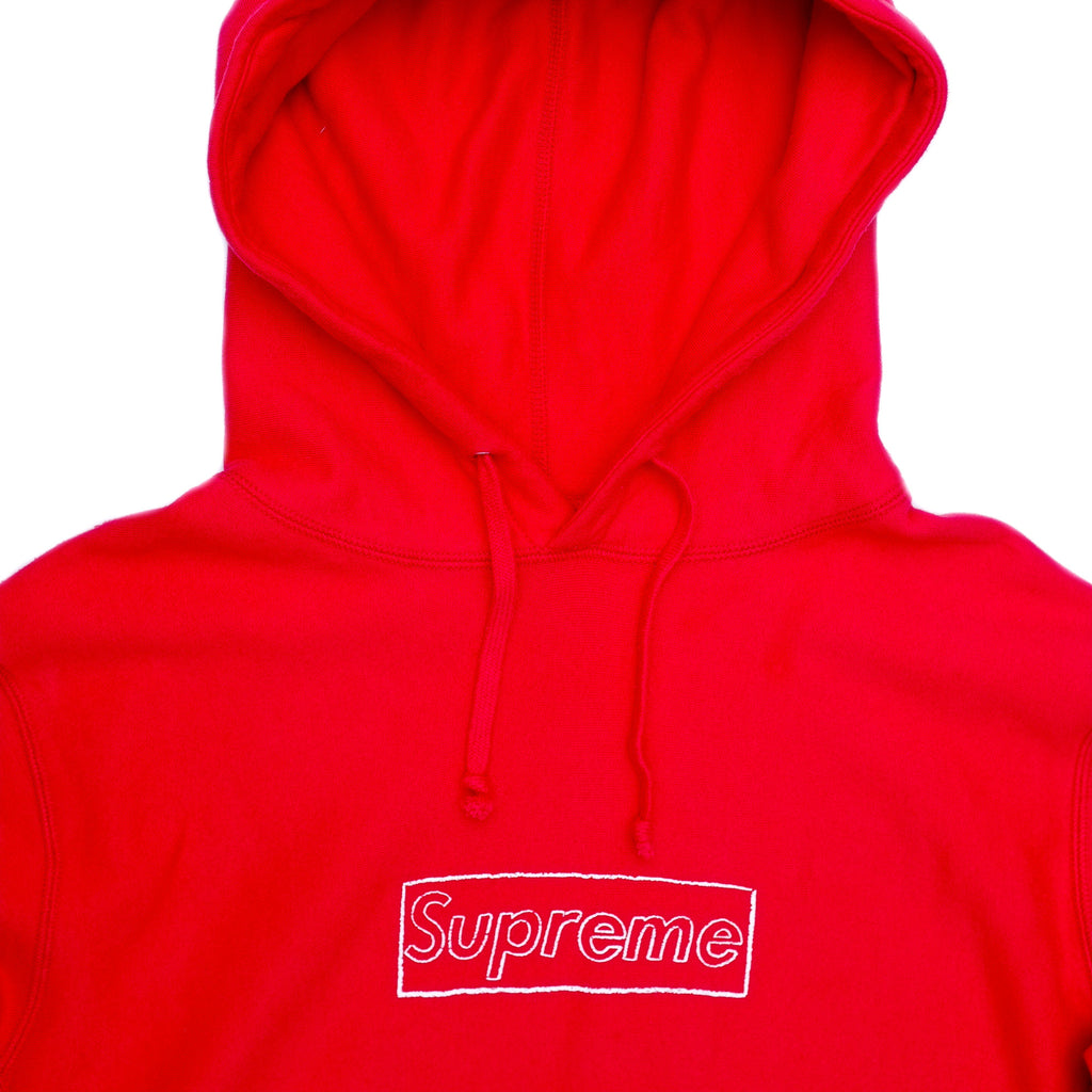 supreme logo on hood