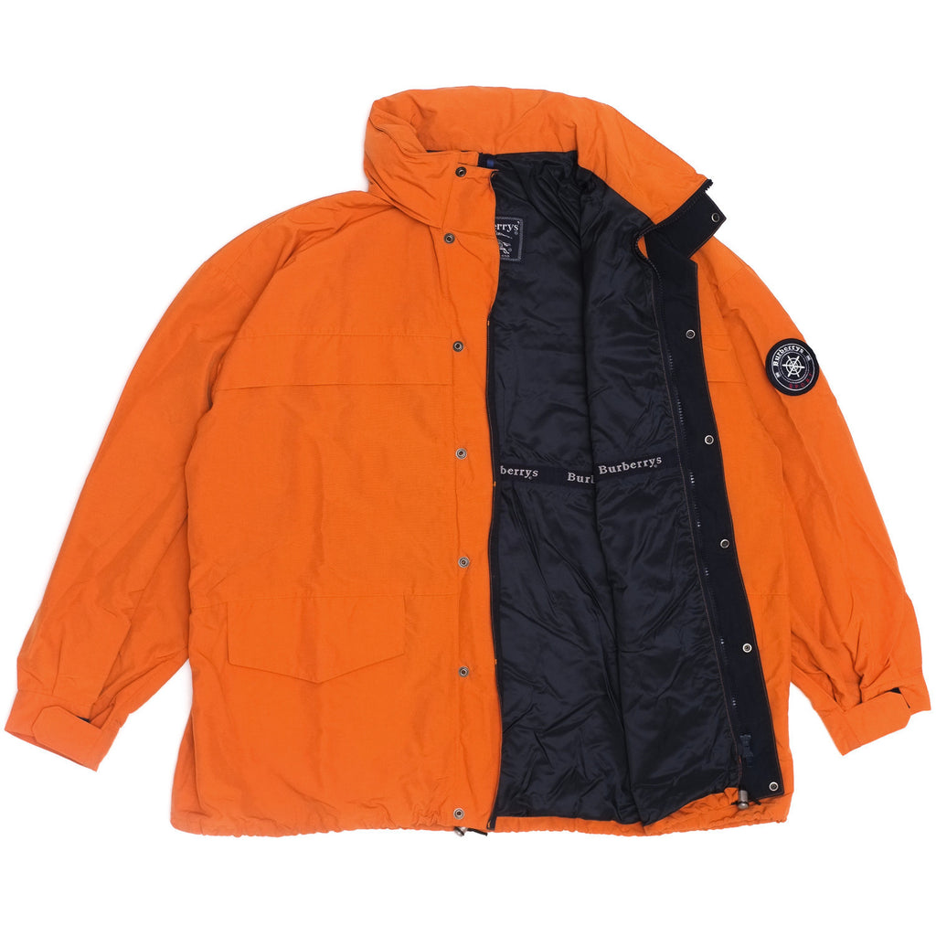 burberry jacket orange