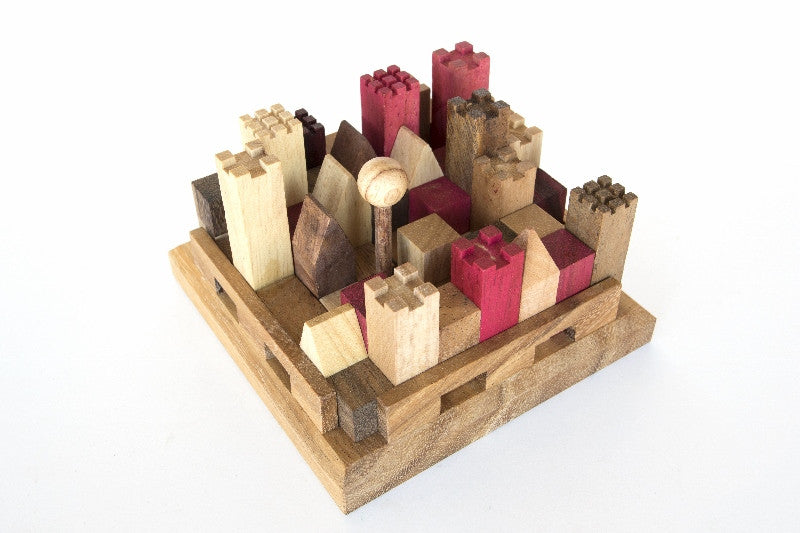 The Castle - Wooden Puzzle - Solve It! Think Out of the Box