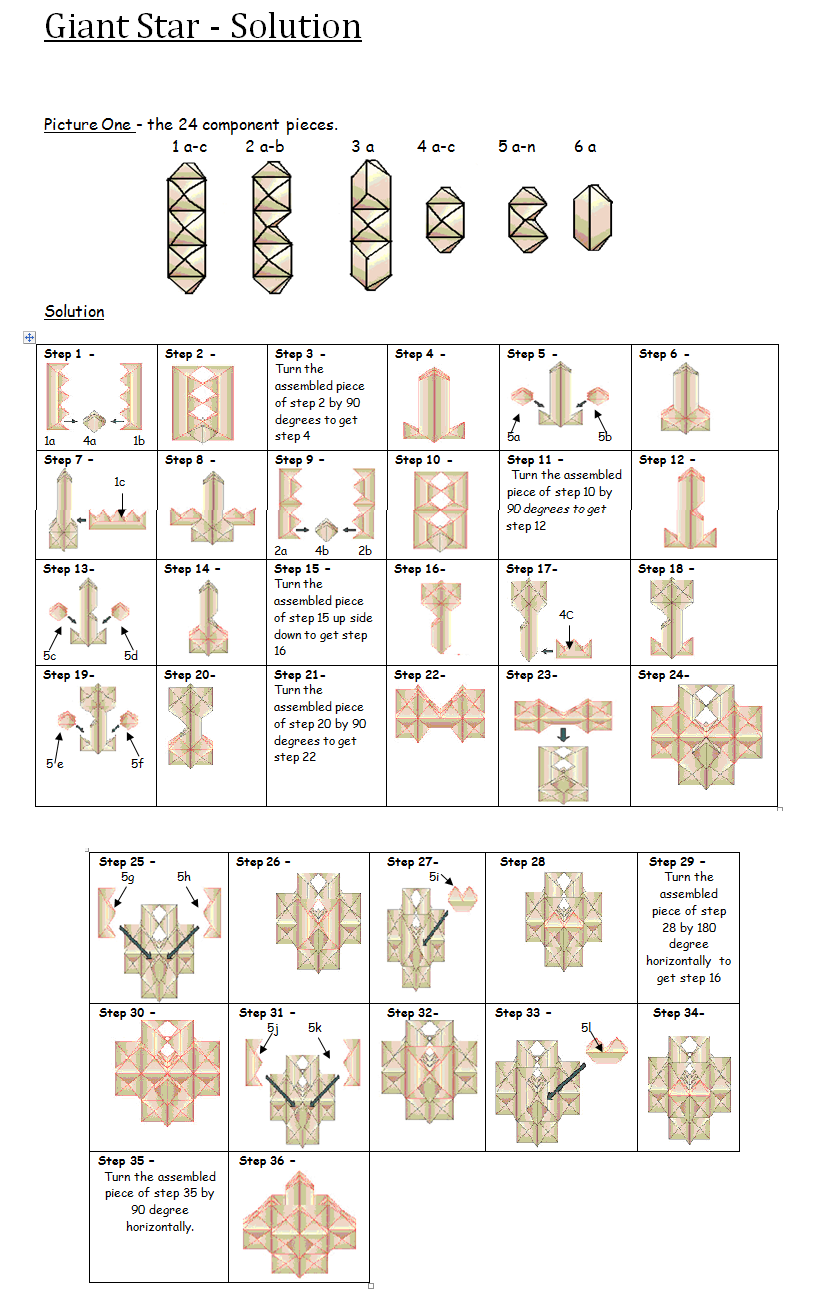 Giant Star Wooden Puzzle Solve It Think Out Of The Box