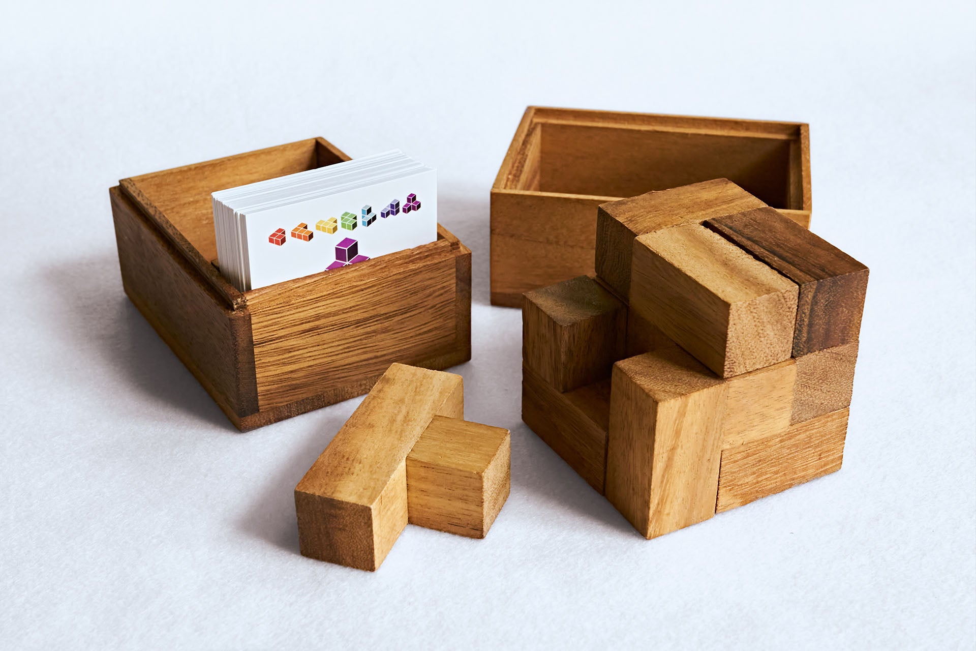 Soma with cards -Wooden puzzle - Solve It! Think Out of ...